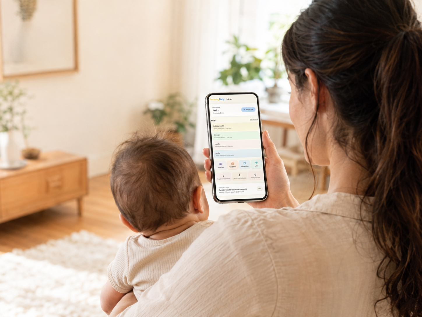 Cardápio para bebê de 6 meses: como montar as primeiras refeições